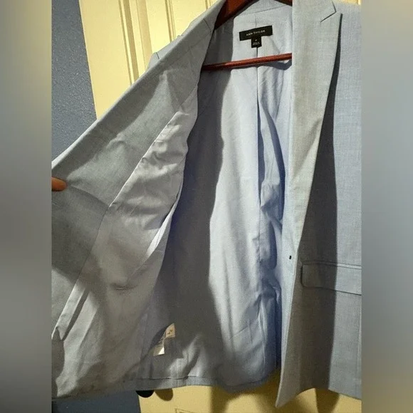 Ann Taylor Blue Single Button Longline Blazer NWOT - Picture 7 of 12